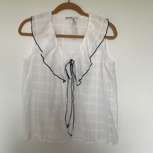 Zara White Top Size M